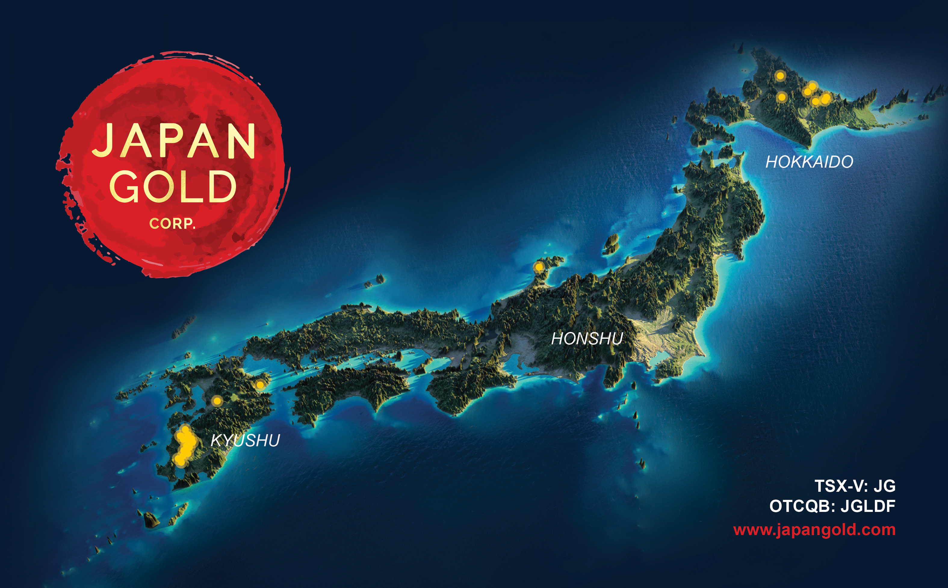 Japan map for ppt