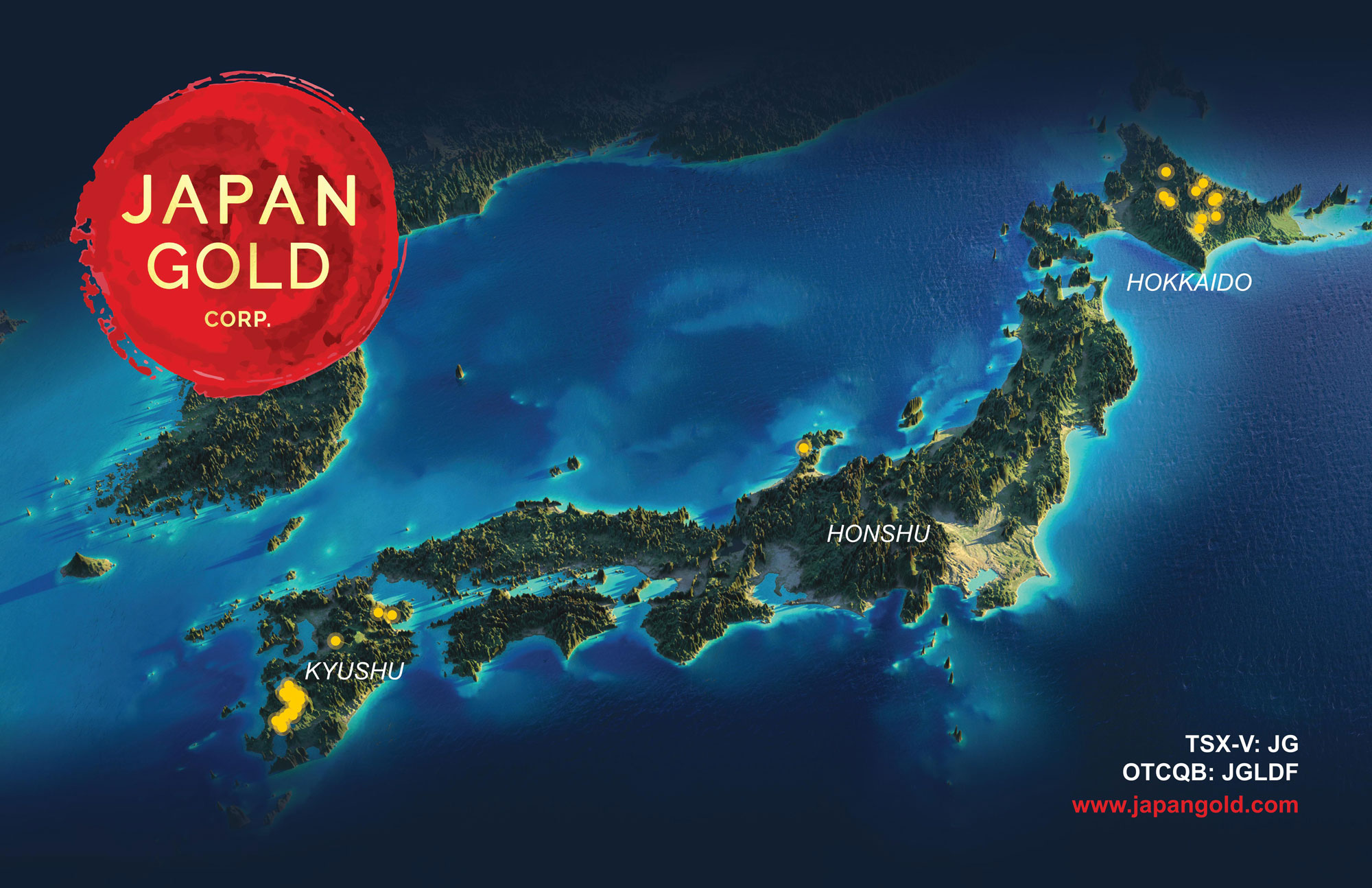 Japan map for ppt