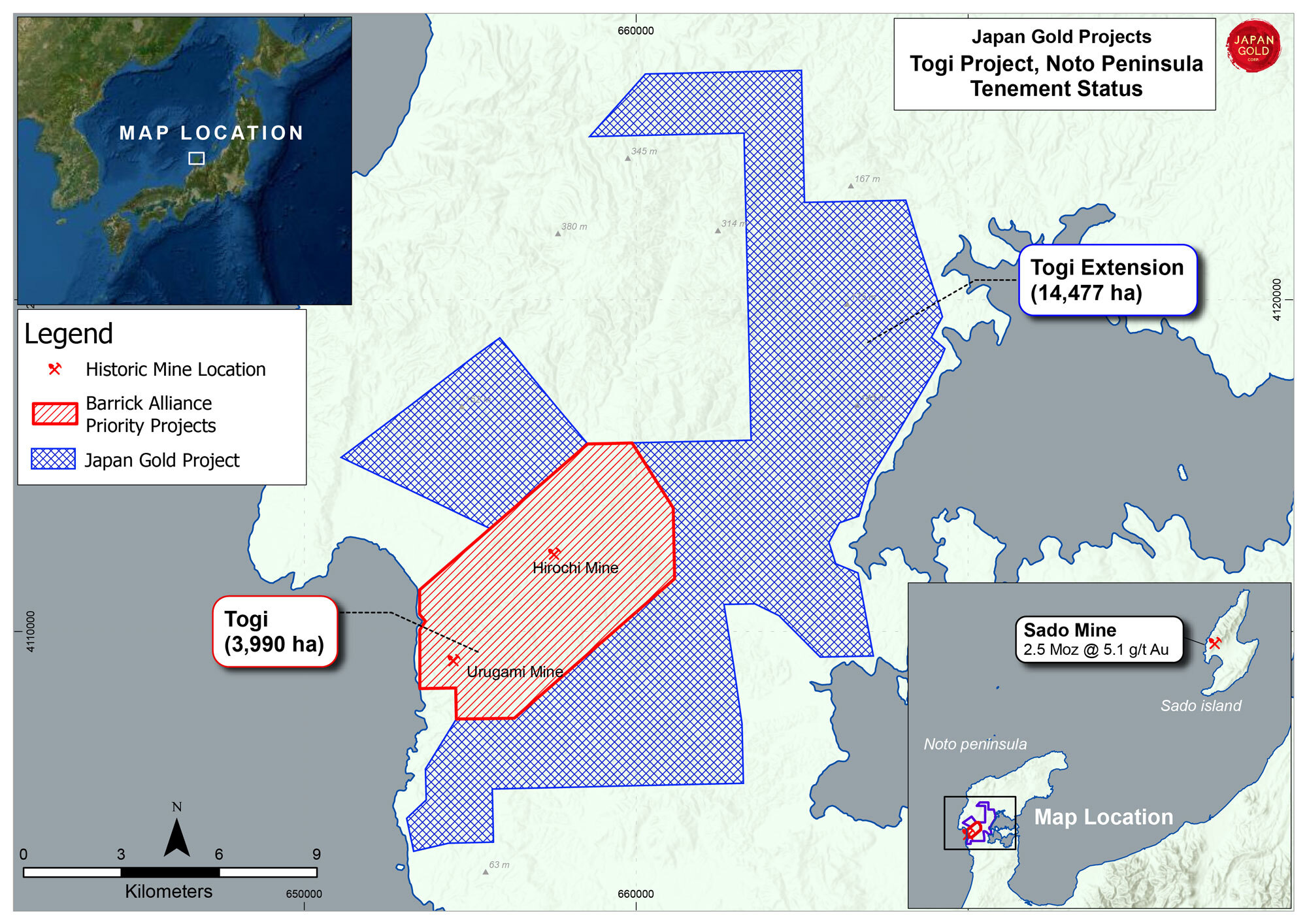 Togi Tenement Status Map